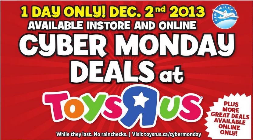 cyber monday deals toys r us