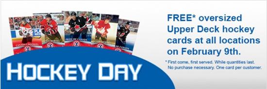 London Drugs FREE Upper Deck Hockey Cards (Feb 9)