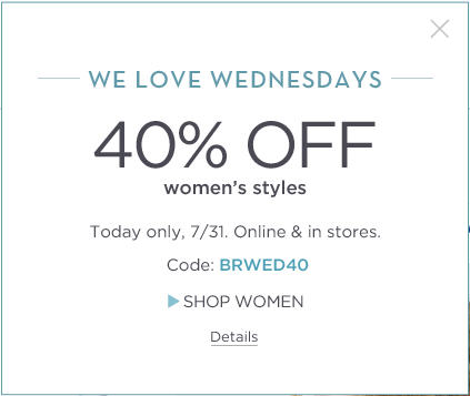 Banana Republic Save 40 Off Women's Styles (July 31)