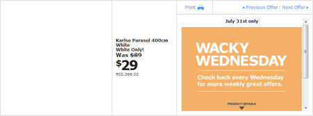 IKEA - Winnipeg Wacky Wednesday Deal of the Day (July 31) A B