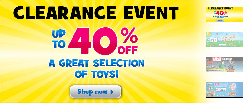 Toys R Us Clearance Event - Up to 40 Off Select Toys