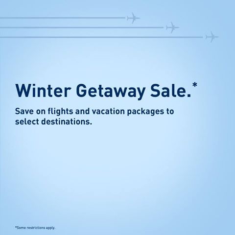 WestJet Winter Getaway Sale (Book by July 22)